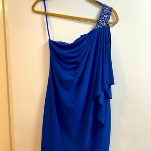 BLUE CACHE DRESS